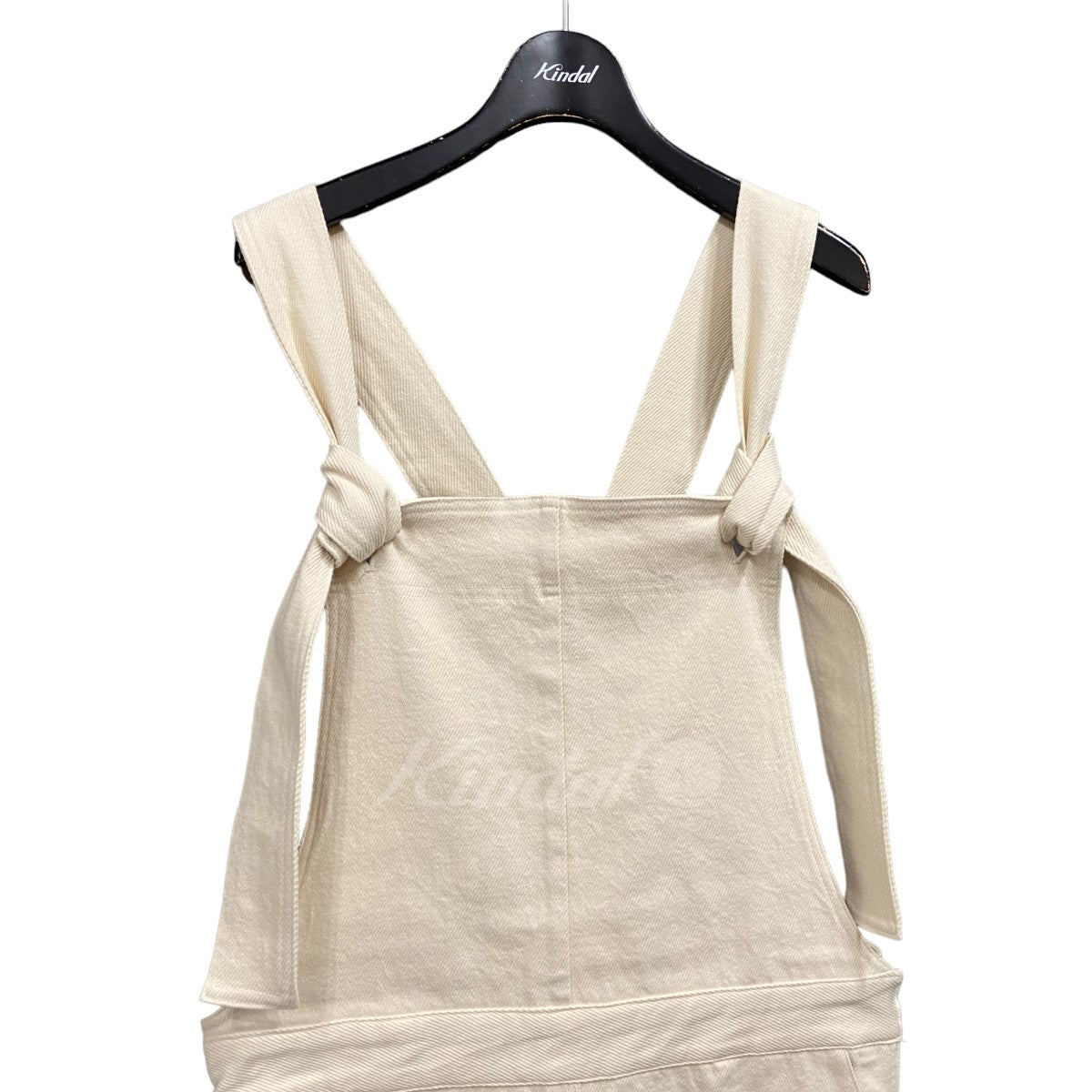 「Wide Shoulder Jumper Skirt」サロペットワンピース