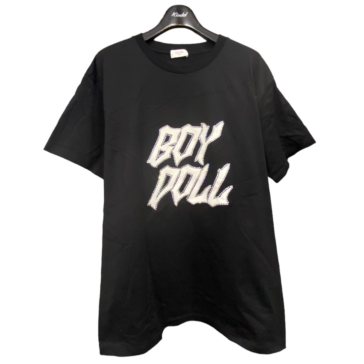 CELINE(セリーヌ) 22AW「Studded Boy Doll T-Shirt In Cotton Jersey」 2X59C671Q ブラック  サイズ 15｜【公式】カインドオルオンライン ブランド古着・中古通販【kindal】