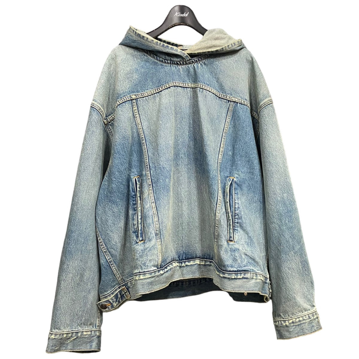 BALENCIAGA(バレンシアガ) 22AW デニムプルオーバーパーカー 719313  