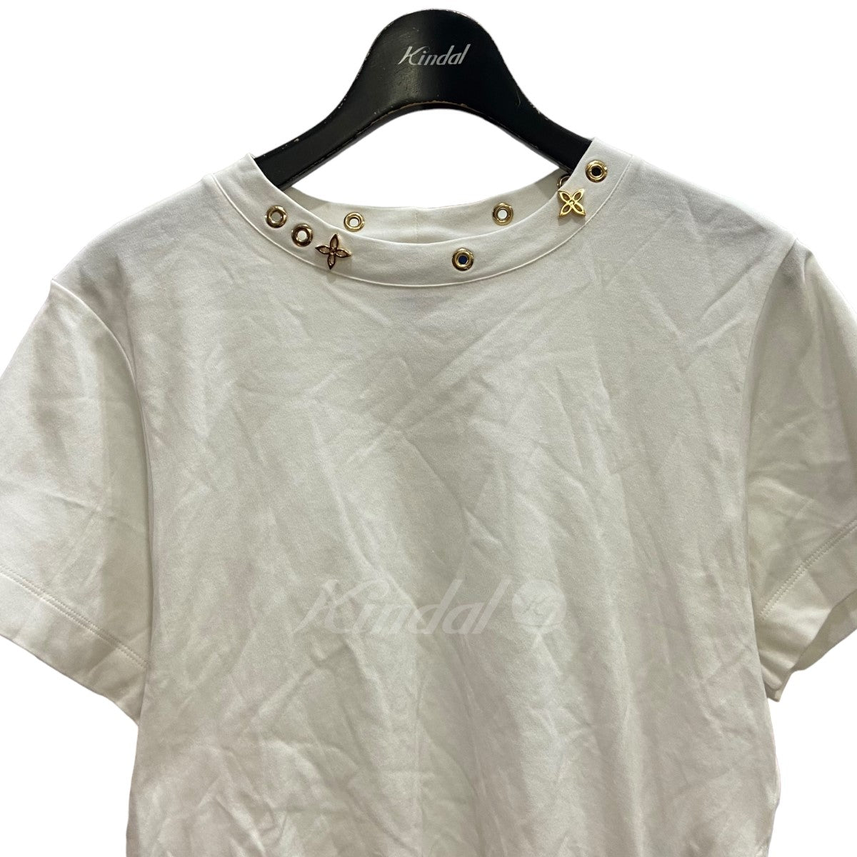 LOUIS VUITTON(ルイヴィトン) サイドストラップTシャツ RW191W JG2 FGTS03 ホワイト×ゴールド サイズ  14｜【公式】カインドオルオンライン ブランド古着・中古通販【kindal】