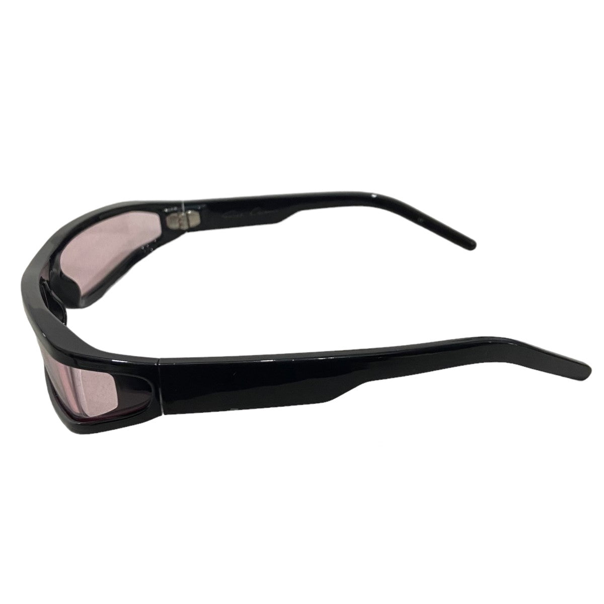 Rick Owens(リックオウエンス) 「Fog rectangular sunglasses」サングラス ブラック×ピンク サイズ  14｜【公式】カインドオルオンライン ブランド古着・中古通販【kindal】