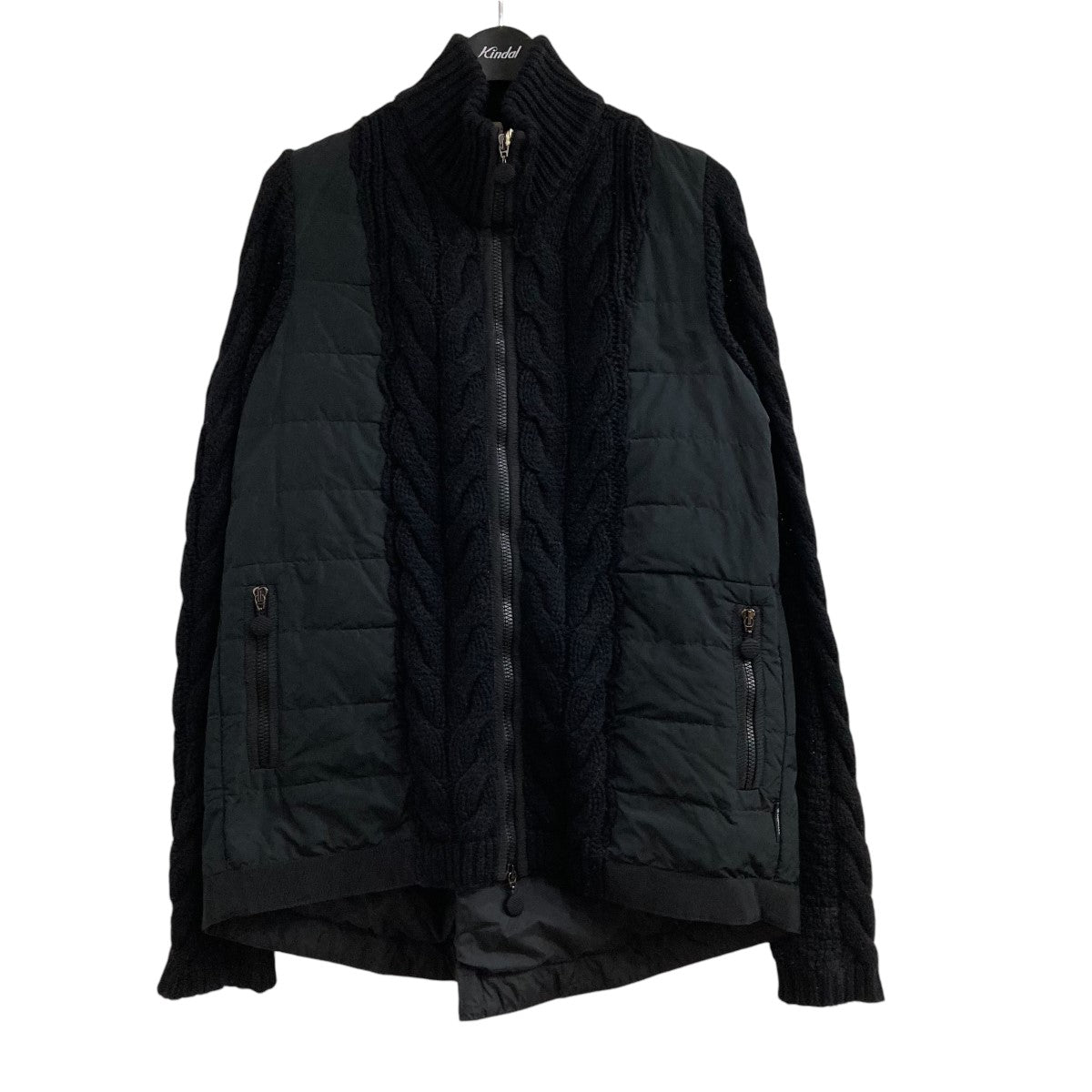 MONCLER(モンクレール) MAGLIONE TRICOT CARDIGANジップアップカーディガン ニット20939471900  20939471900 ブラック サイズ M｜【公式】カインドオルオンライン ブランド古着・中古通販【kindal】