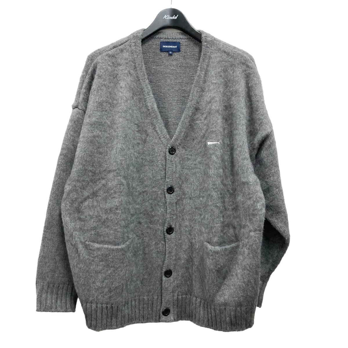 DESCENDANT(ディセンダント) NURSE KNIT CARDIGAN 22AW グレー サイズ 2｜【公式】カインドオルオンライン  ブランド古着・中古通販【kindal】