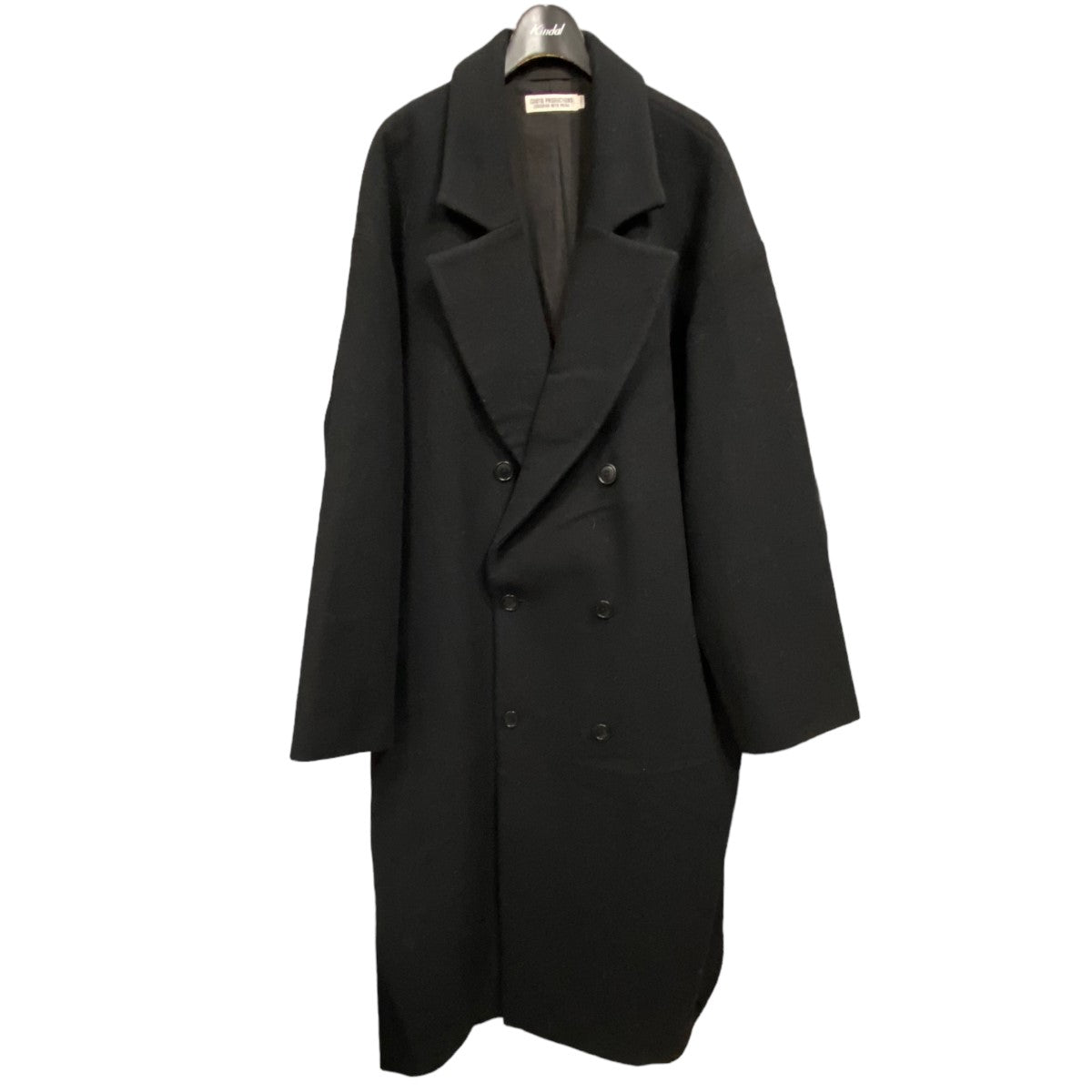 COOTIE PRODUCTIONS(クーティープロダクションズ) 「Wool Mossa Double Chester Coat」ダブル チェスターコート ブラック サイズ 12｜【公式】カインドオルオンライン ブランド古着・中古通販【kindal】