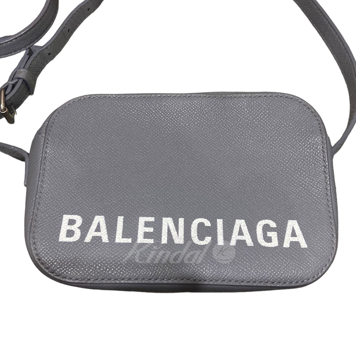 BALENCIAGA(バレンシアガ) ロゴショルダーバッグ 558171 グレー サイズ ...