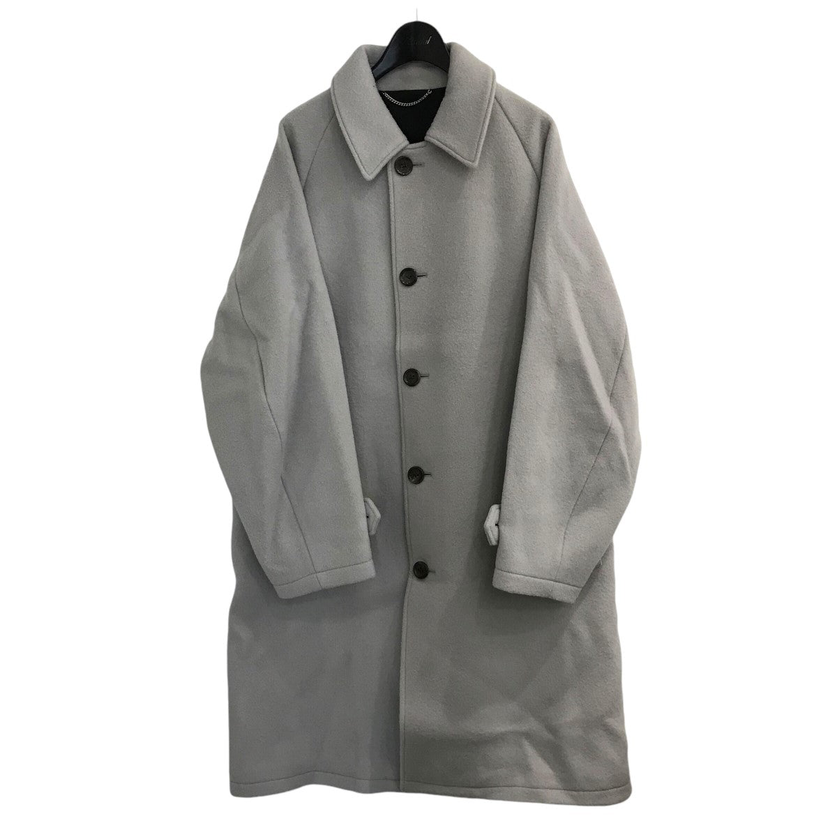 WACKO MARIA(ワコマリア) 22AW「BAL COLLAR COAT」ウールロングコート グレー サイズ S｜【公式】カインドオルオンライン  ブランド古着・中古通販【kindal】