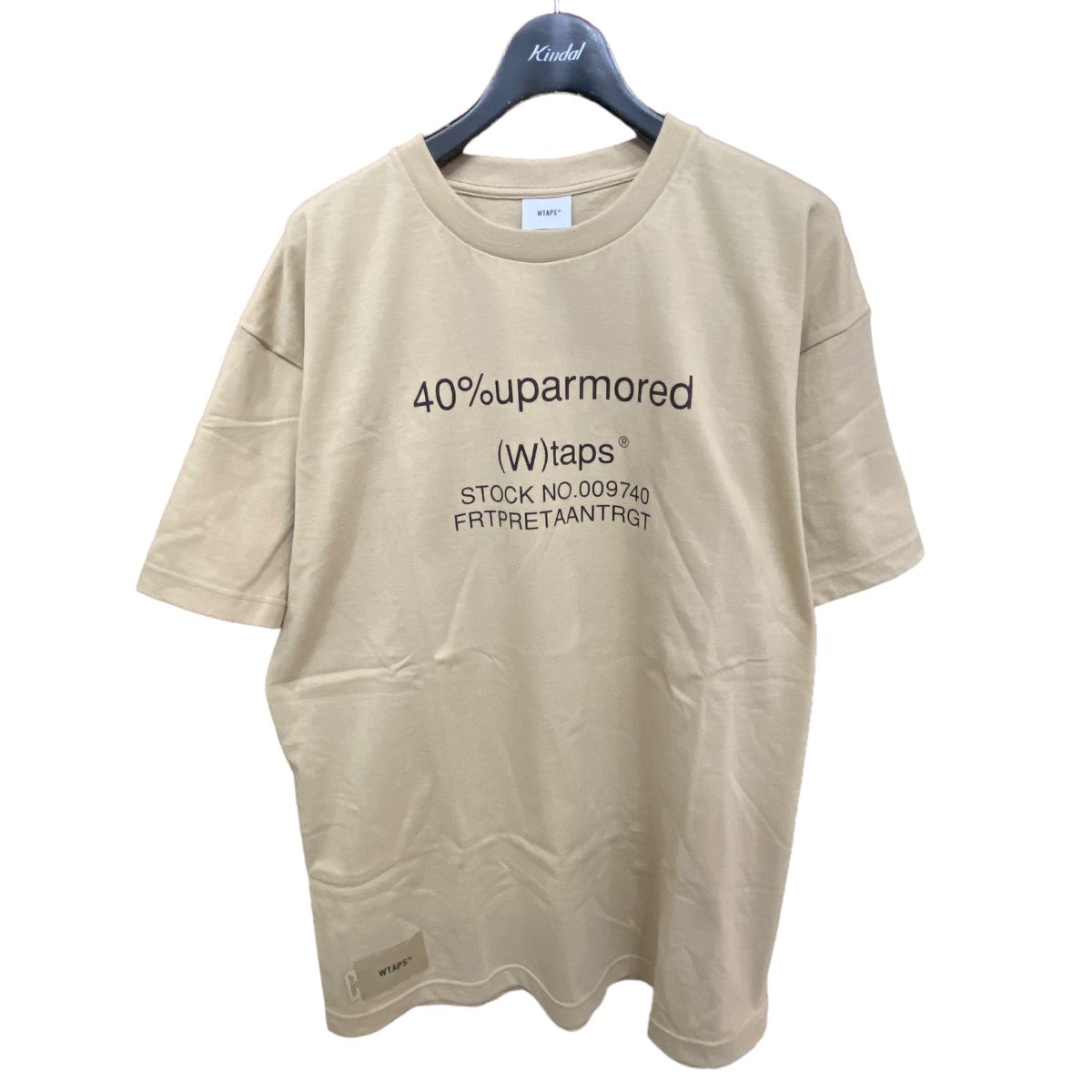 4920円 トップスWTAPS(ダブルタップス) 22SS 「40PCT UPARMORED SS COTTON TEE」Tシャツ 221ATDT-STM05S ベージュ  サイズ 13｜【公式】カインドオルオンライン ブランド古着・中古通販【kindal】