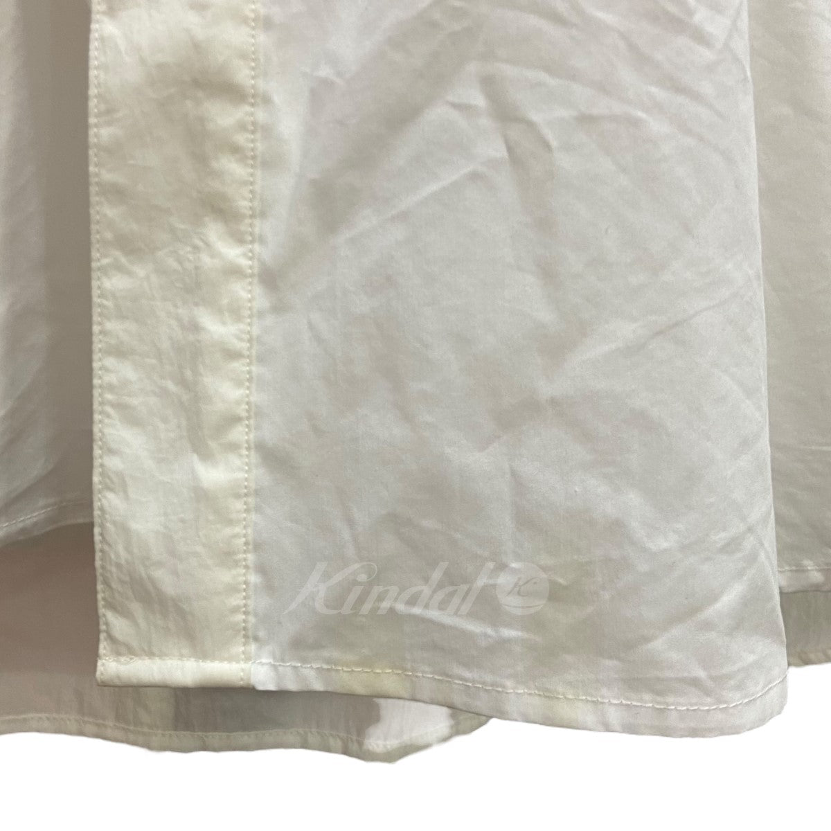 23SS ナイロン切替シャツ