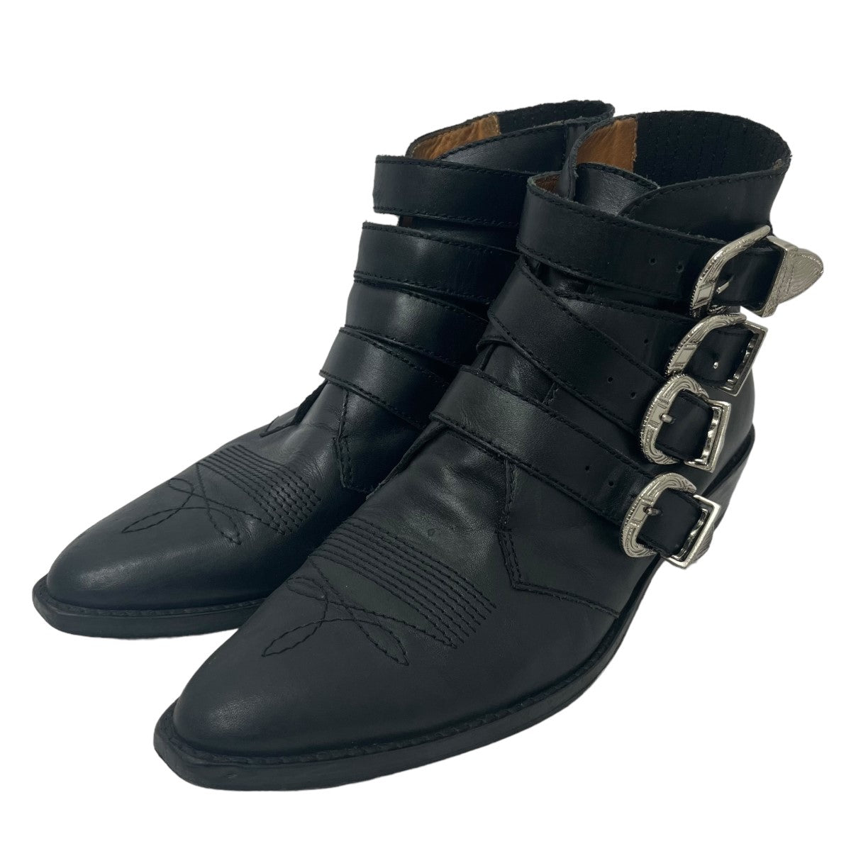 【大手販売】toga virilis バックル ウエスタン ブーツ　今日限り値段 靴