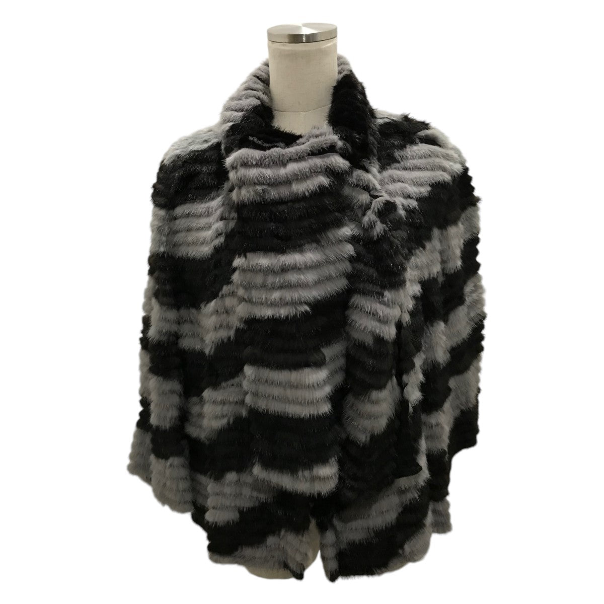 FENDI(フェンディ) ストール付フェザーライクミンクファージャケット