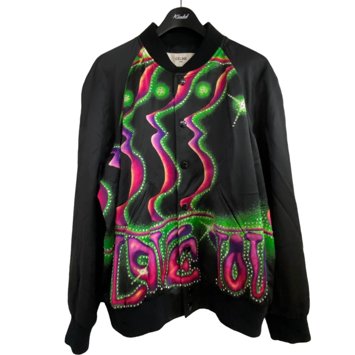 CELINE パープルサテンサンダル のしかかる 