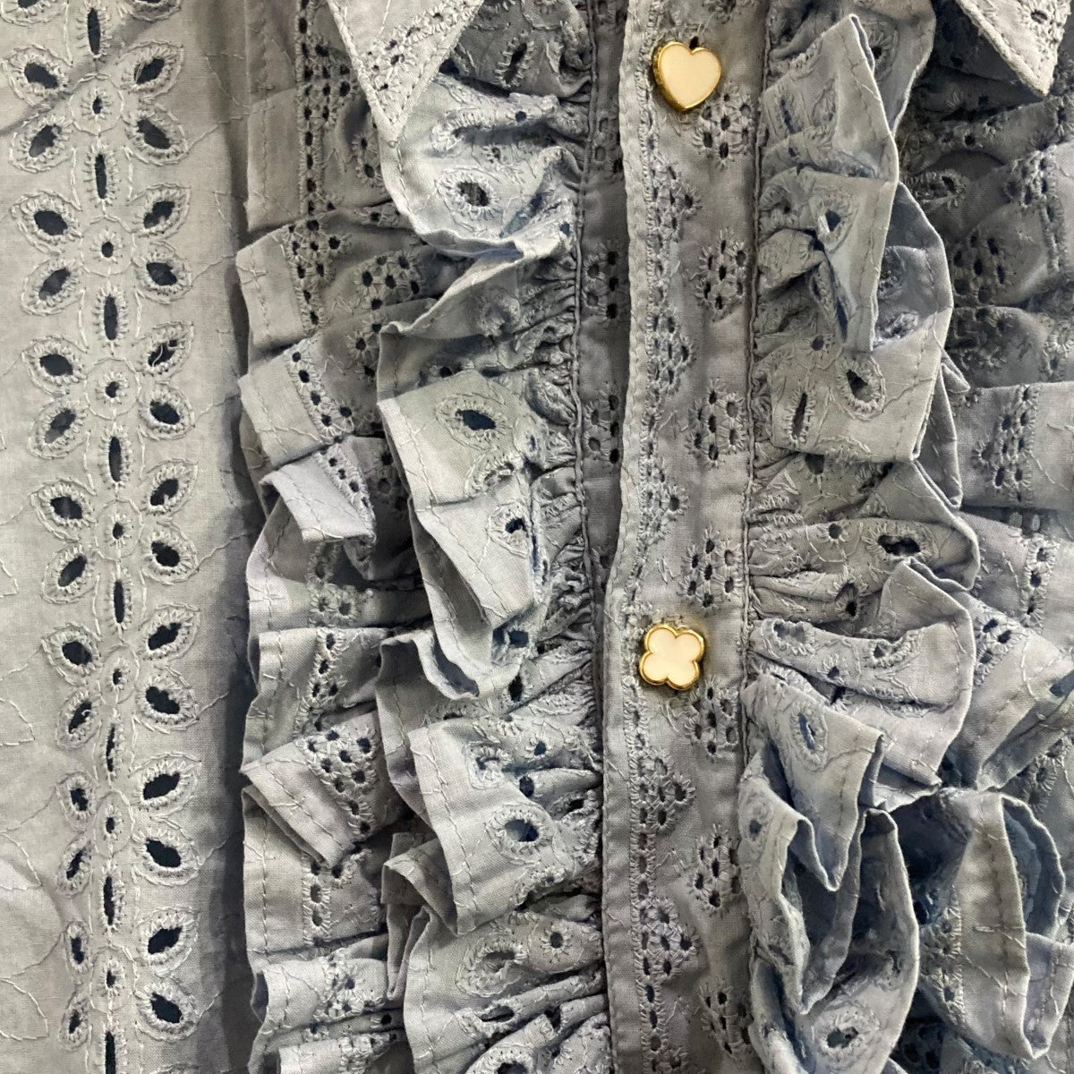 24SSFRIL SHORT SHIRTレースシャツNL-TO-4208