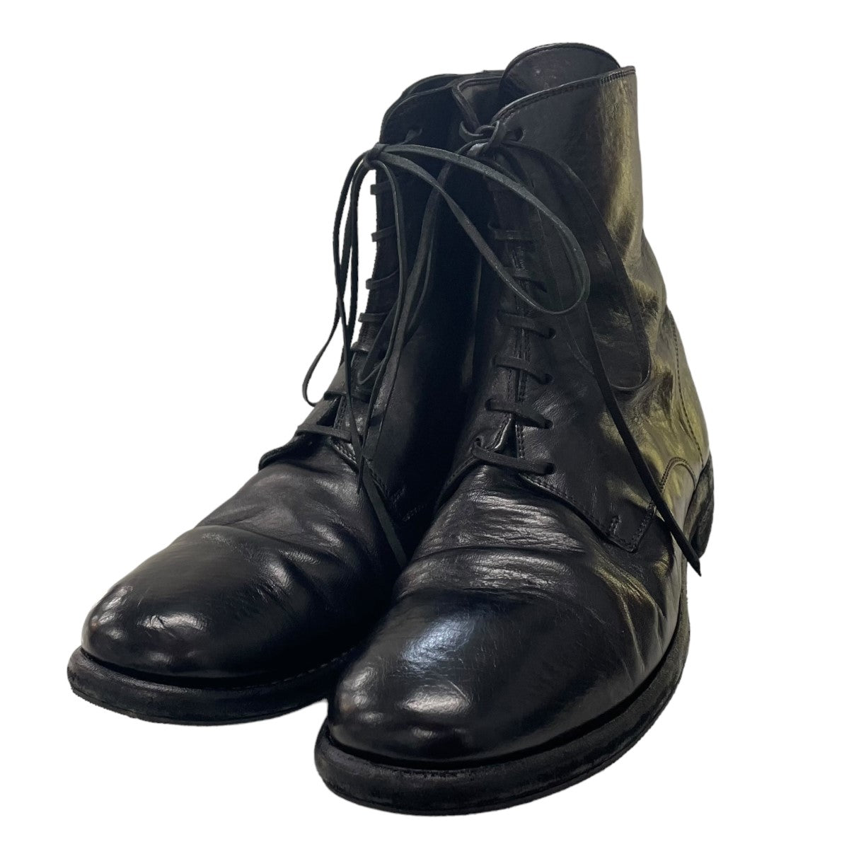 GUIDI(グイディ) 995 Horse Full Grain 8 Hole Lace-Up Bootレースアップブーツ ブラック サイズ  41｜【公式】カインドオルオンライン ブランド古着・中古通販【kindal】