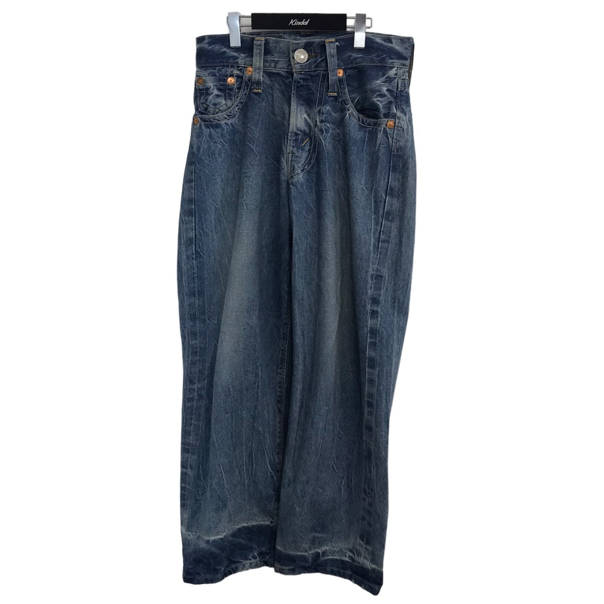 KOOKY ZOO(クーキー ズー) ウォッシュワイドデニムパンツJ0001 JUVENILE DENIM PANTS WASHED J0001  JUVENILE DENIM PANTS WASHED インディゴ サイズ 1｜【公式】カインドオルオンライン ブランド古着・中古通販【kindal】