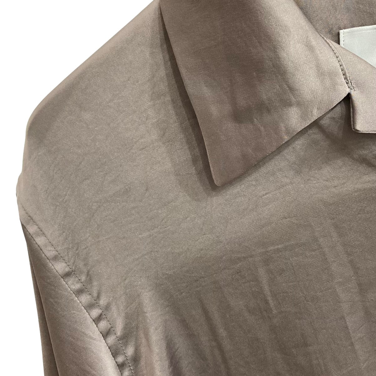 サテンショートスリーブシャツBAL-2094 POLYESTER SATIN SS SHIRT