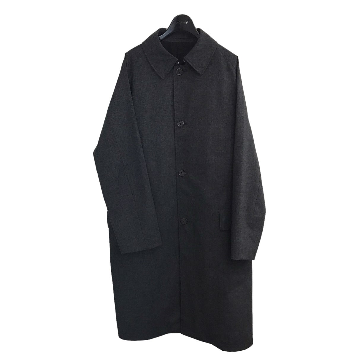 MARKAWARE(マーカウェア) 「RAGLAN MAC COAT ORGANIC WOOL  TROPICAL」オリジナルウールトロピカルラグランマックコートA21A 03CO01C A21A 03CO01C グレー サイズ  1｜【公式】カインドオルオンライン ...