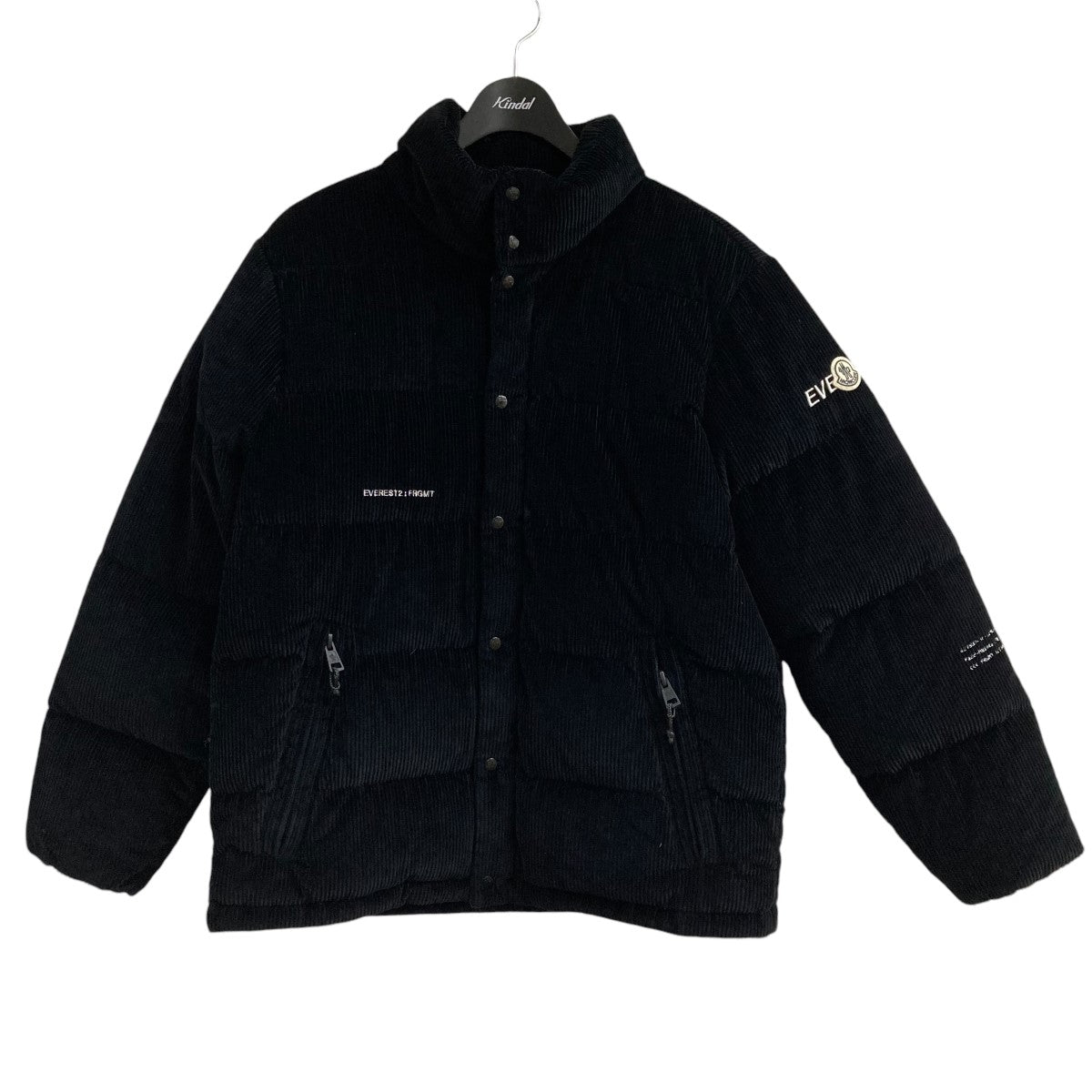 MONCLER GENIUS(モンクレールジーニアス) DONNIE GIUBBOTTOコーデュロイダウンジャケットH209U1A00012  H209U1A00012 ブラック サイズ 1｜【公式】カインドオルオンライン ブランド古着・中古通販【kindal】