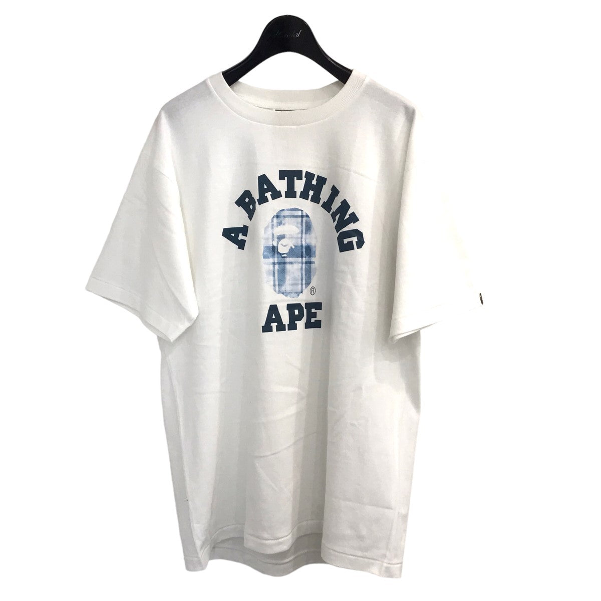 A BATHING APE(アベイシングエイプ) プリントTシャツ1K30110037 1K30110037 ホワイト×ブルー サイズ L｜【公式】カインドオルオンライン  ブランド古着・中古通販【kindal】