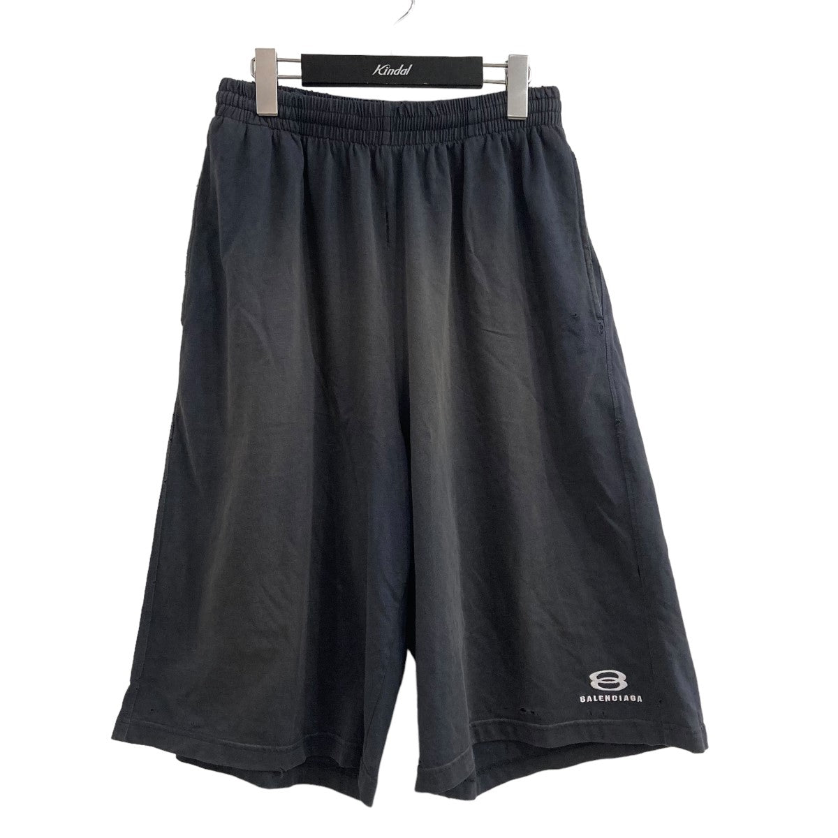 BALENCIAGA(バレンシアガ) 24AWLARGE SHORTSダメージ加工ショートパンツ795261 795261 ネイビー サイズ  XS｜【公式】カインドオルオンライン ブランド古着・中古通販【kindal】