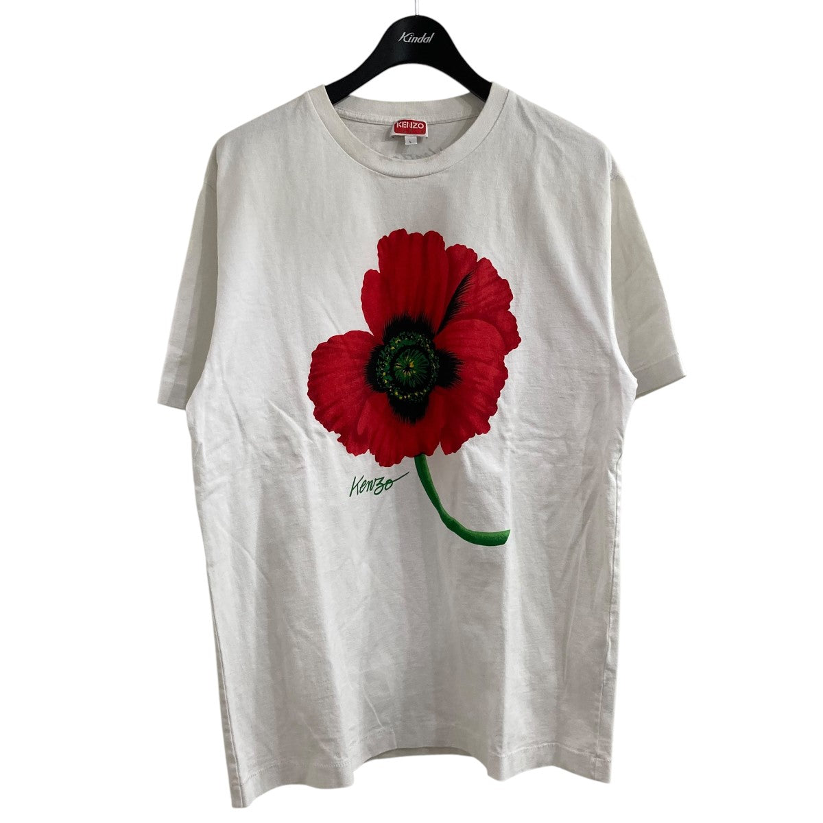 KENZO フラワープリントTシャツ 古着・中古-1枚目のアイテム画像