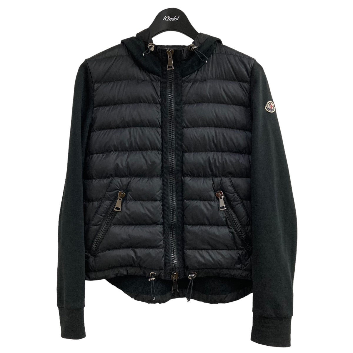 MONCLER(モンクレール) ハイブリッドカーディガンジャケットC20938496000 C20938496000 ブラック サイズ  XS｜【公式】カインドオルオンライン ブランド古着・中古通販【kindal】