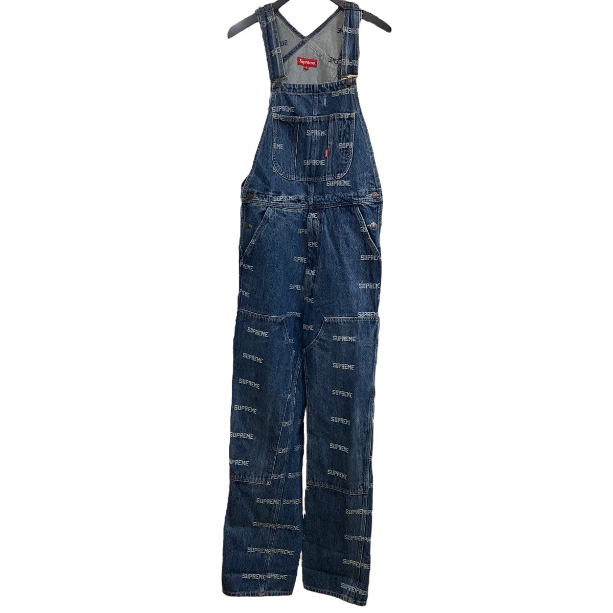 Supreme(シュプリーム) ｢logo denim overalls｣ロゴ刺繍デニムオーバーオール インディゴ サイズ  S｜【公式】カインドオルオンライン ブランド古着・中古通販【kindal】