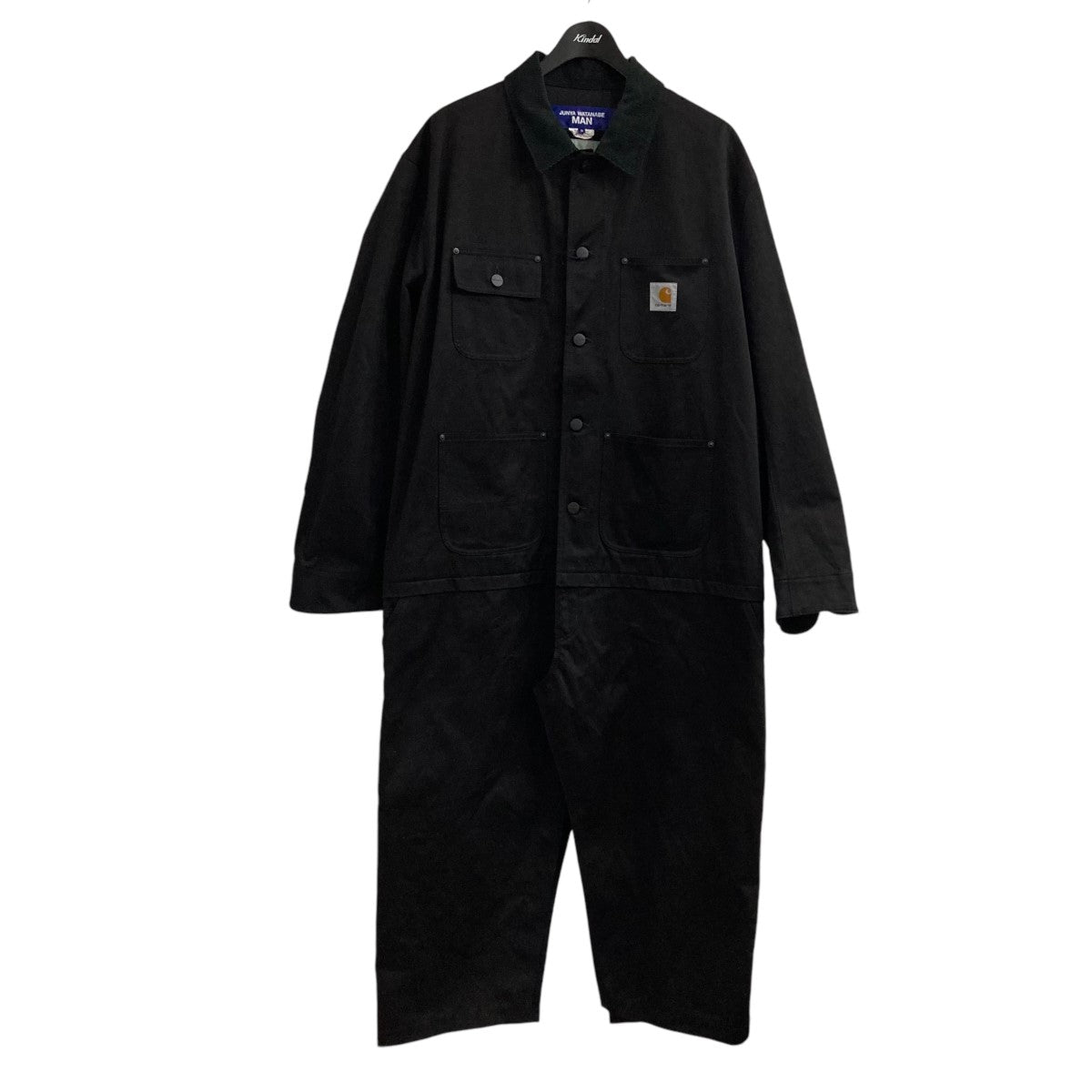 JUNYA WATANABE MAN×CarHartt 24AWオーバーオールコートWN-C101 WN-C101 ブラック サイズ  S｜【公式】カインドオルオンライン ブランド古着・中古通販【kindal】