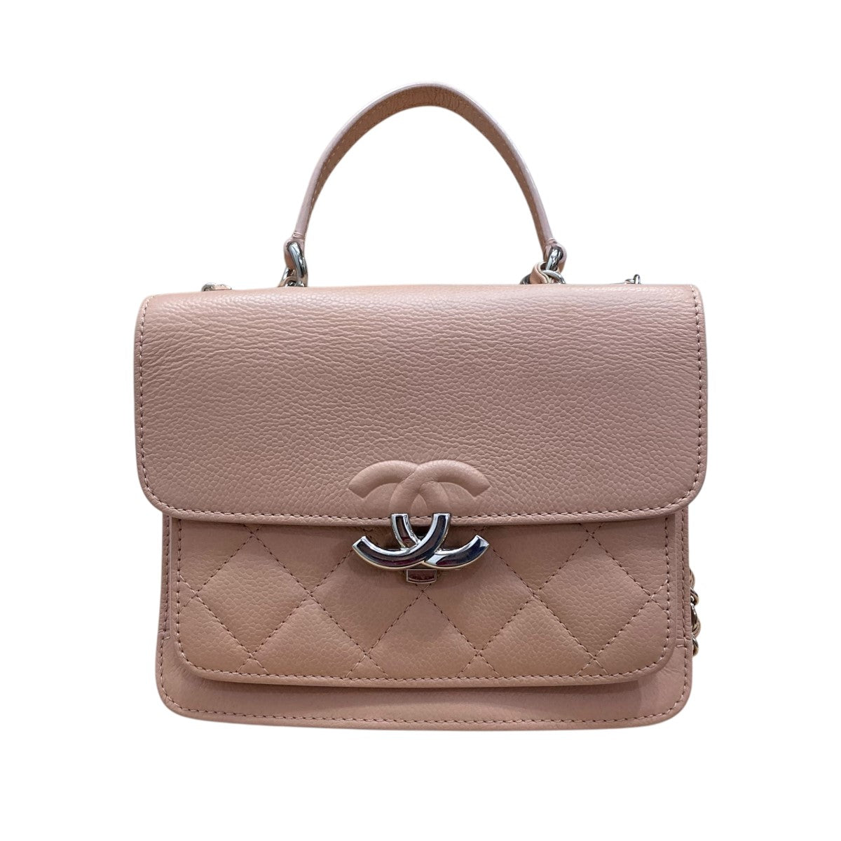 シャネルのキャビアスキン チェーンショルダーバッグです。 CHANEL 古着・中古 バッグ アイテム