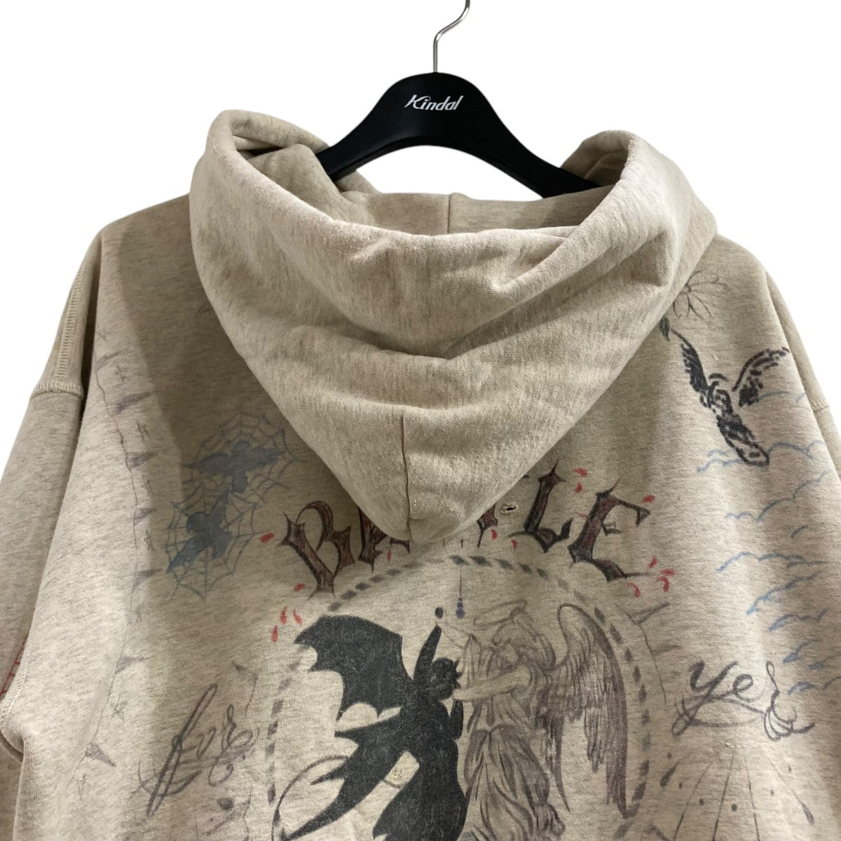 SAINT MICHAEL ヴィンテージ加工パーカーSM-A21-0000-056 古着・中古-4枚目のアイテム画像