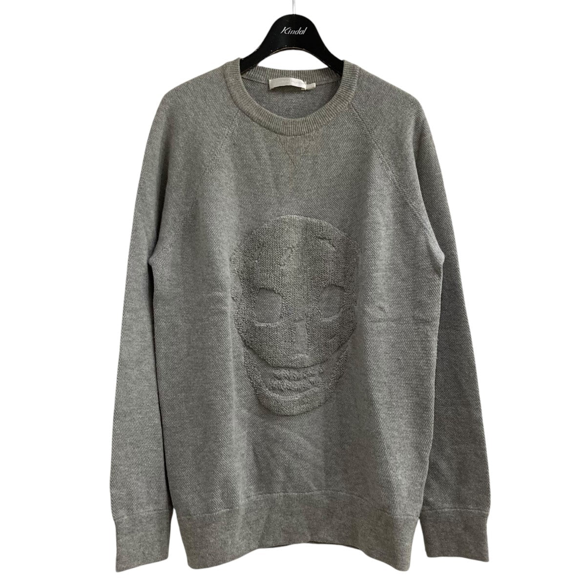 アレキサンダーマックイーン ALEXANDER McQUEEN ニットセーター 325076 ライトグレー サイズ：M ALEXANDER McQUEEN(アレキサンダーマックイーン) ニットセーター