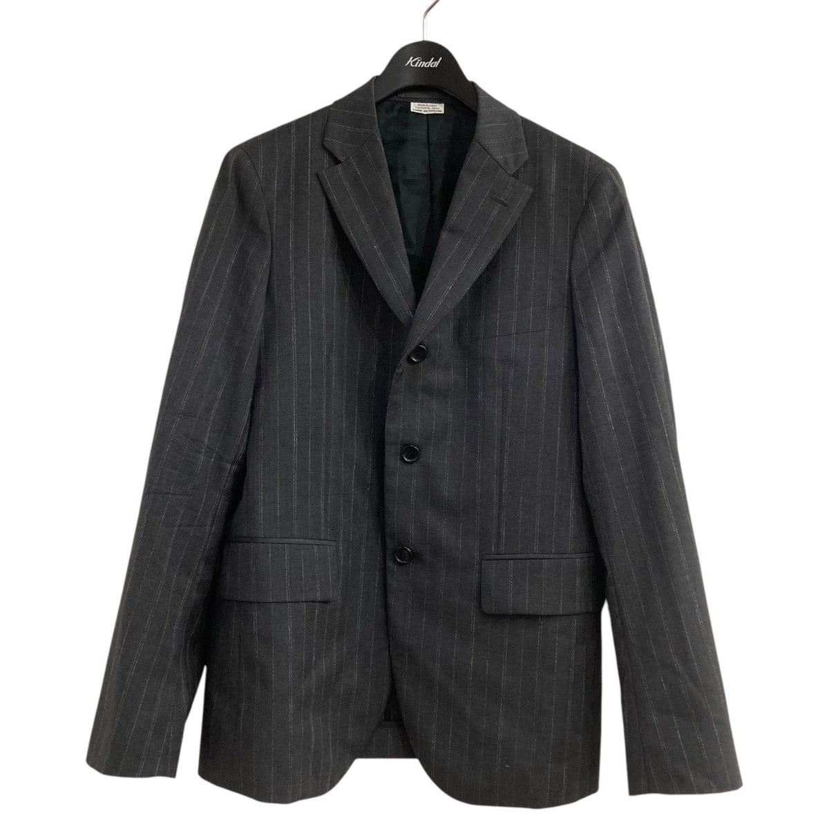 極美品✨コムデギャルソンオムドゥ テーラードジャケット ストライプ ブラック S COMME des GARCONS HOMME DEUX (コムデギャルソン オムドゥ