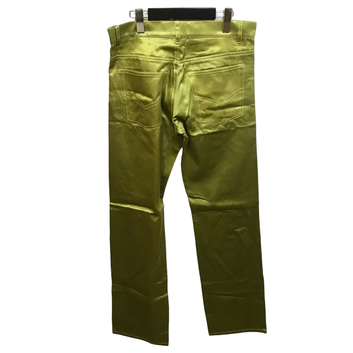 「BOOTCUT SATIN PANTS」フレアパンツ