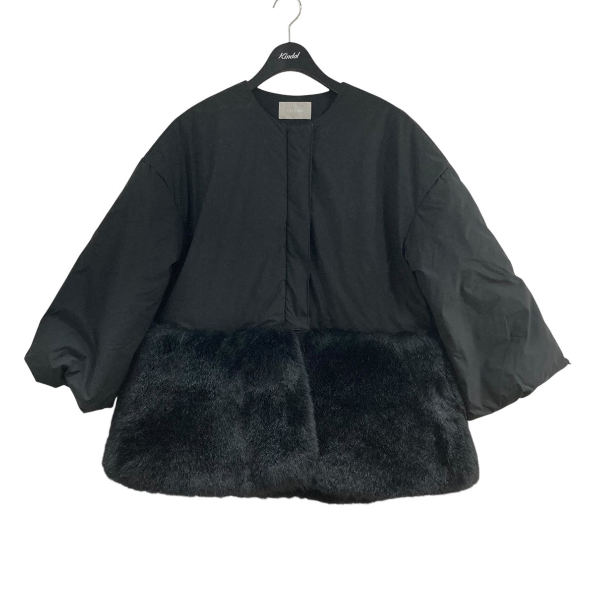 【CELFORDセルフォード】美品ファードッキングコート CELFORD(セルフォード) ファードッキングコート CWFC215008 ブラック