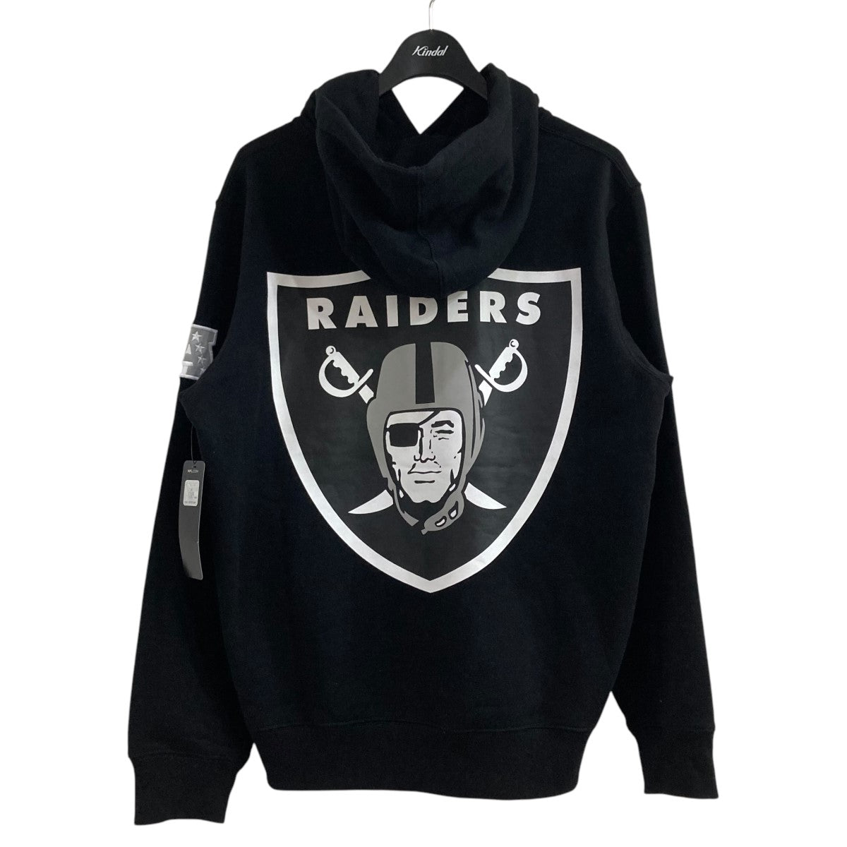 Supreme×NFL RAIDERS HOODED SWEATSHIRT B裏起毛パーカー 古着・中古-3枚目のアイテム画像