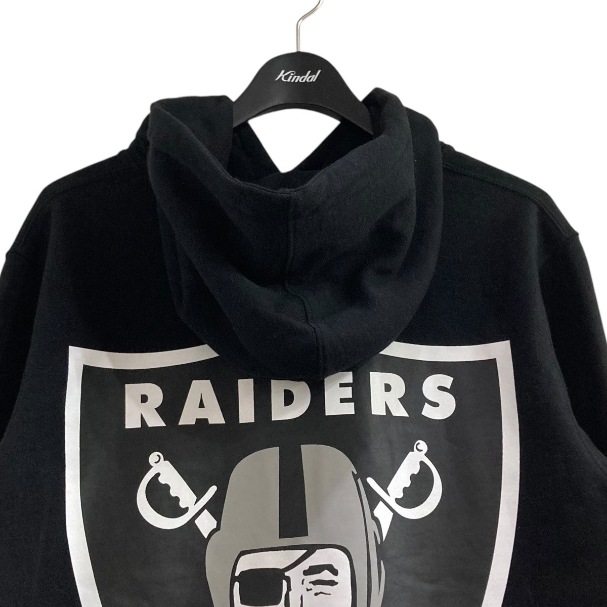 Supreme×NFL RAIDERS HOODED SWEATSHIRT B裏起毛パーカー 古着・中古-4枚目のアイテム画像