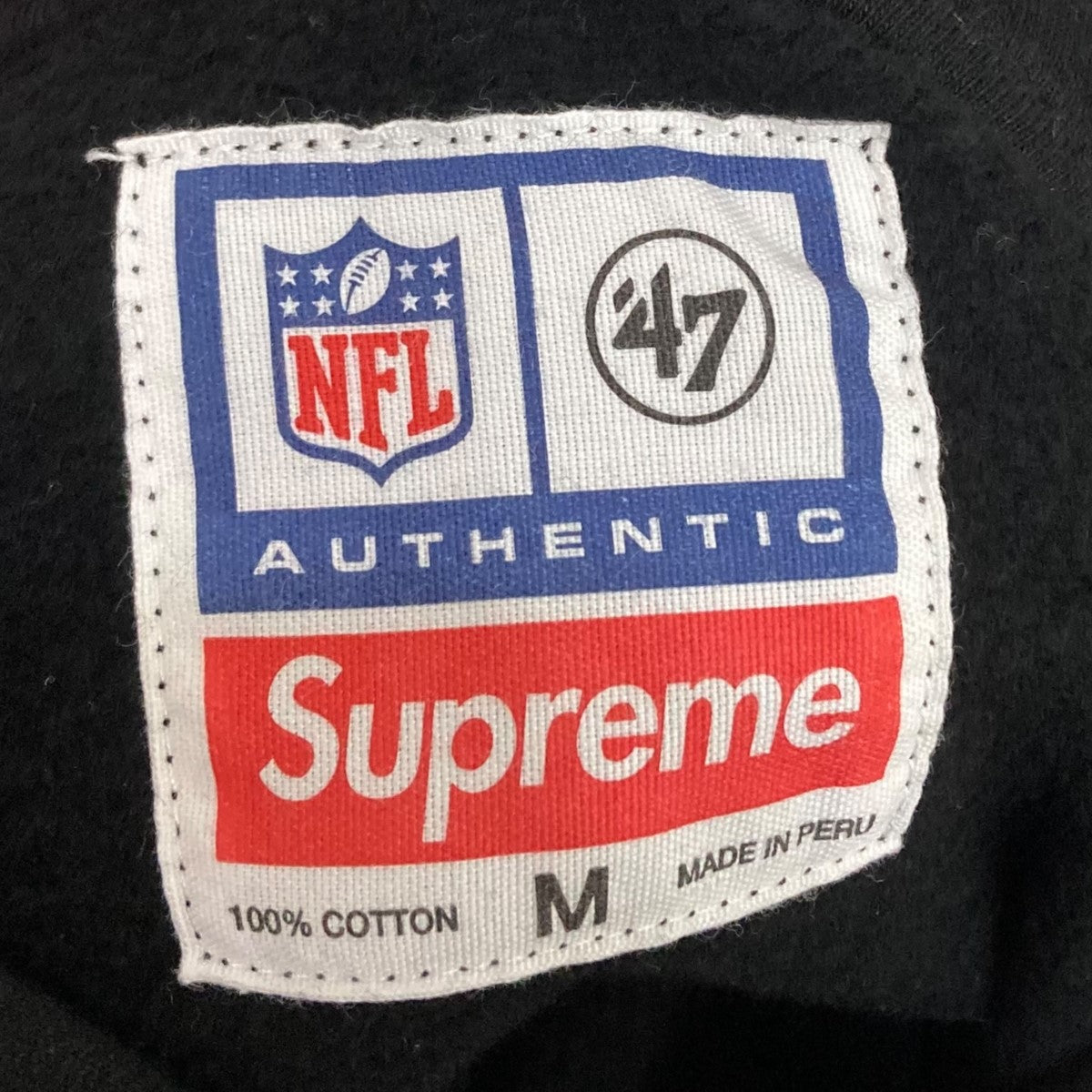 Supreme×NFL RAIDERS HOODED SWEATSHIRT B裏起毛パーカー 古着・中古-7枚目のアイテム画像