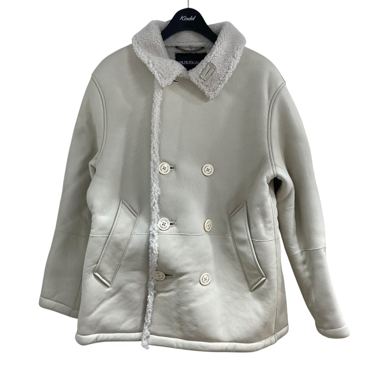 J6320 新品 ウノピュウノウグァーレトレ リブジャケット ベージュ Ⅴ J6320 新品 ウノピュウノウグァーレトレ リブジャケット ベージュ Ⅴ