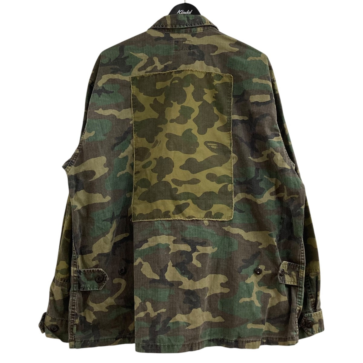 WTAPS JUNGLE LS SHIRTミリタリージャケット172gwapd-shm01s 古着・中古-3枚目のアイテム画像