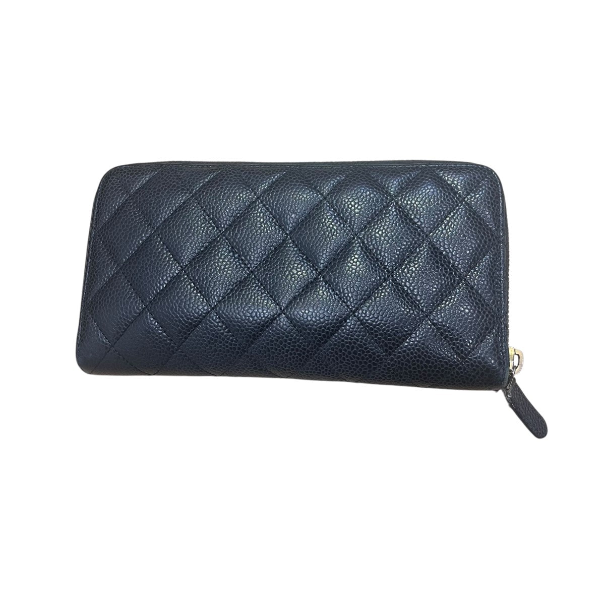 CHANEL キャビアスキンマトラッセウォレット 古着・中古-2枚目のアイテム画像