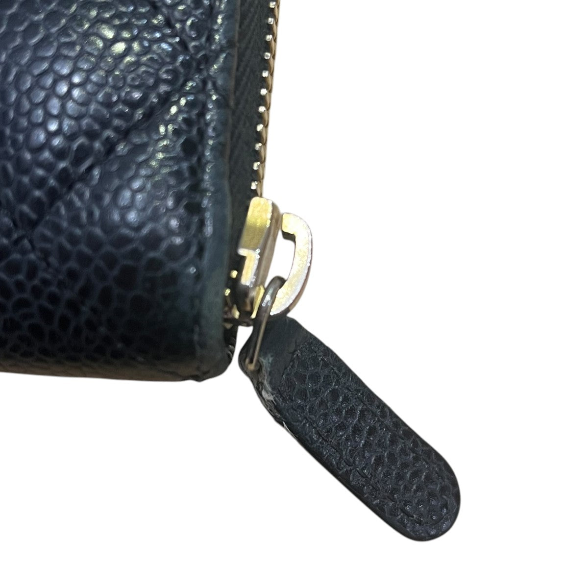 CHANEL キャビアスキンマトラッセウォレット 古着・中古-5枚目のアイテム画像