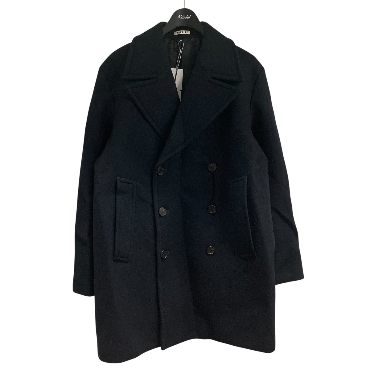 AURALEE(オーラリー) スポンジウールPコート A24AC02SB ブラック