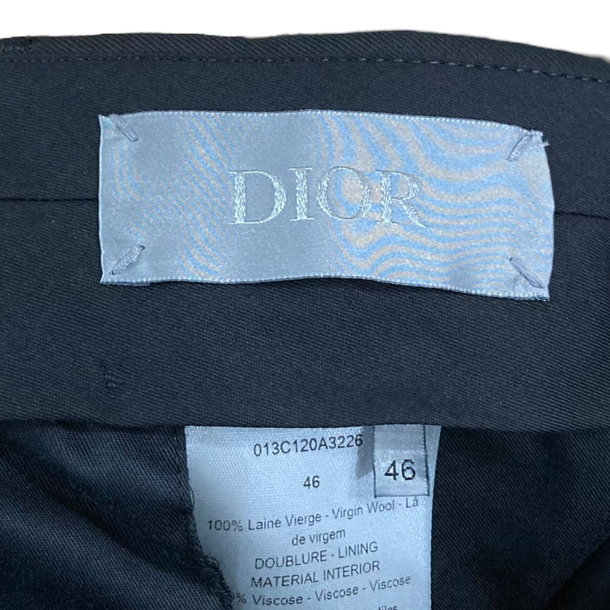 DIOR センタープレスパンツ013C120A3226 古着・中古-6枚目のアイテム画像