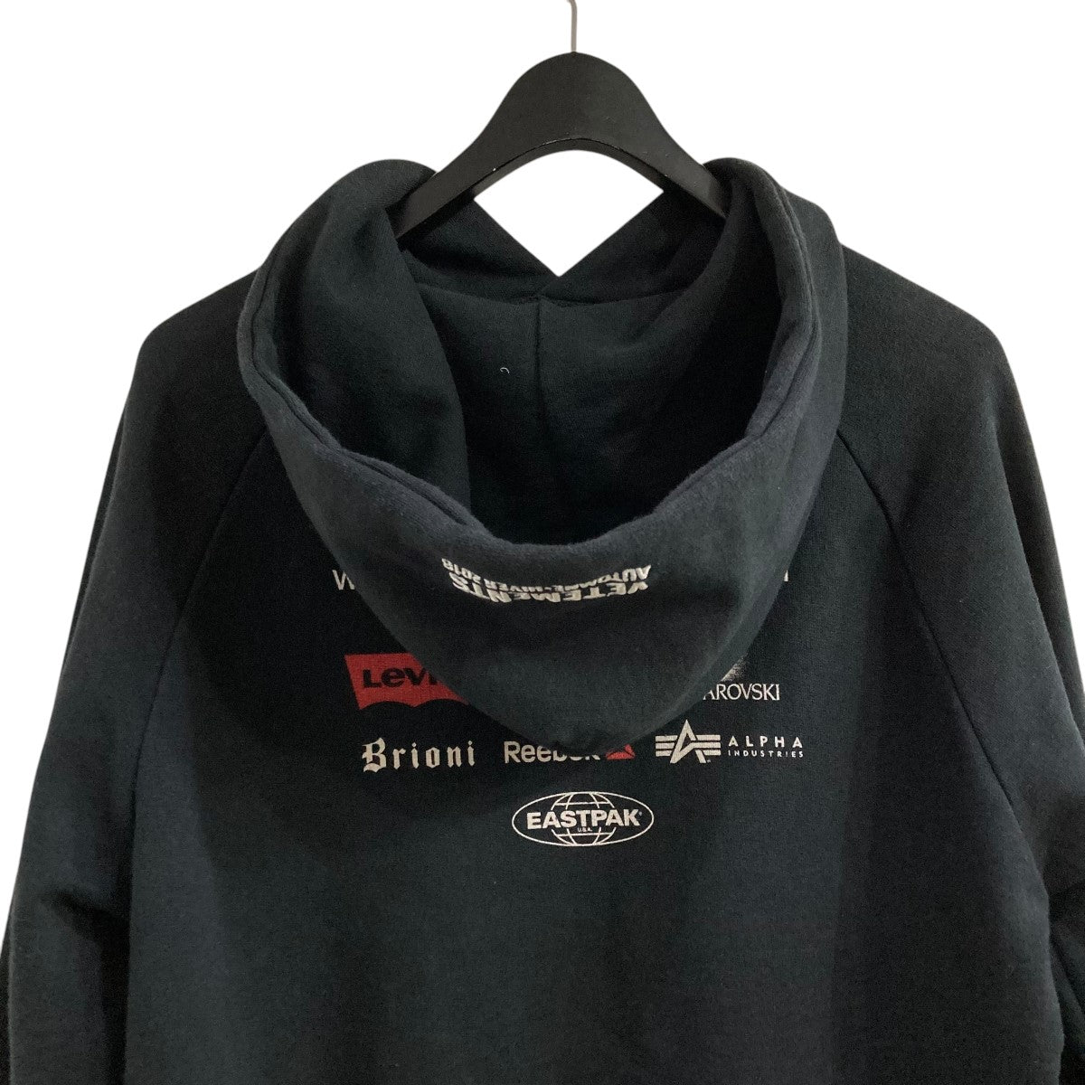VETEMENTS プリントパーカーMAH18TR20 古着・中古-4枚目のアイテム画像