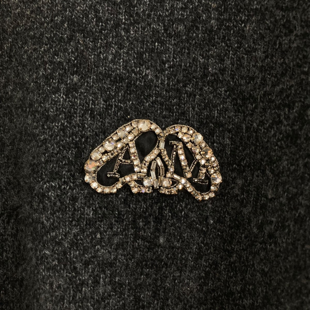 ALEXANDER McQUEEN スパンコールロゴニット 古着・中古-3枚目のアイテム画像