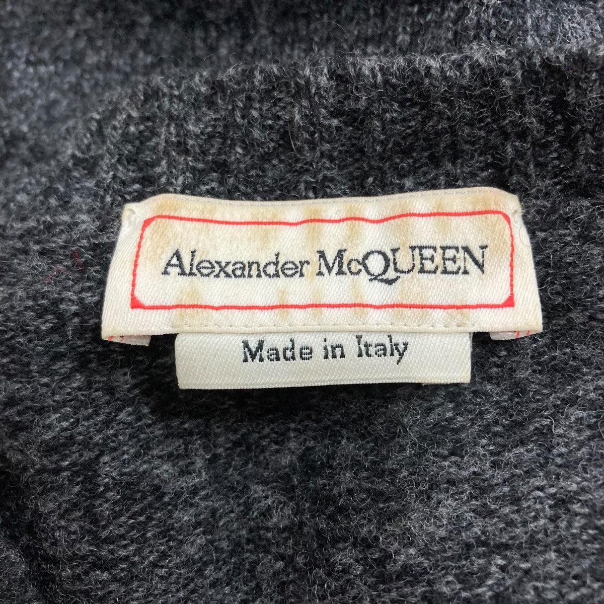 ALEXANDER McQUEEN スパンコールロゴニット 古着・中古-6枚目のアイテム画像