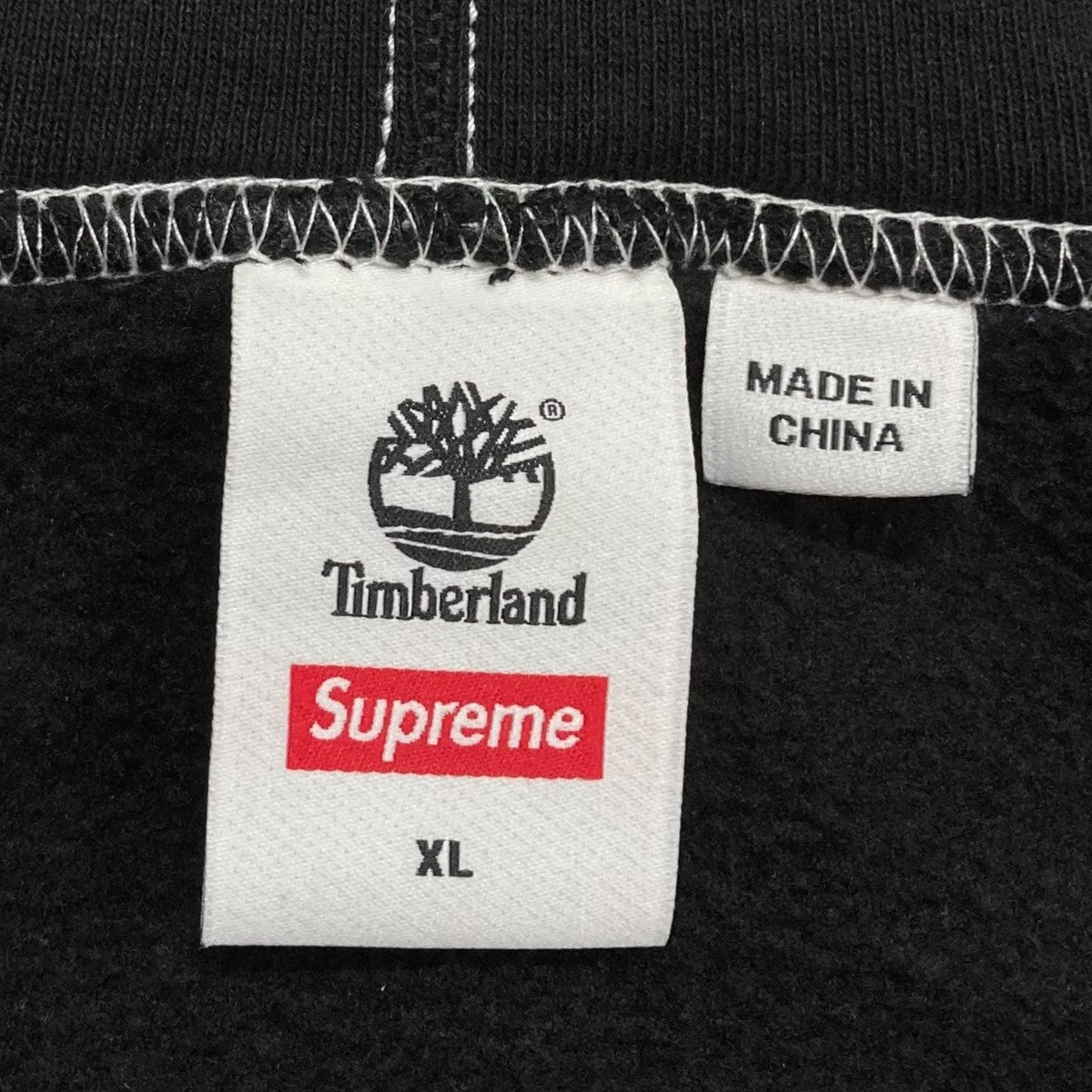23SS「Hooded Sweatshirt」裏起毛ステッチデザインパーカー