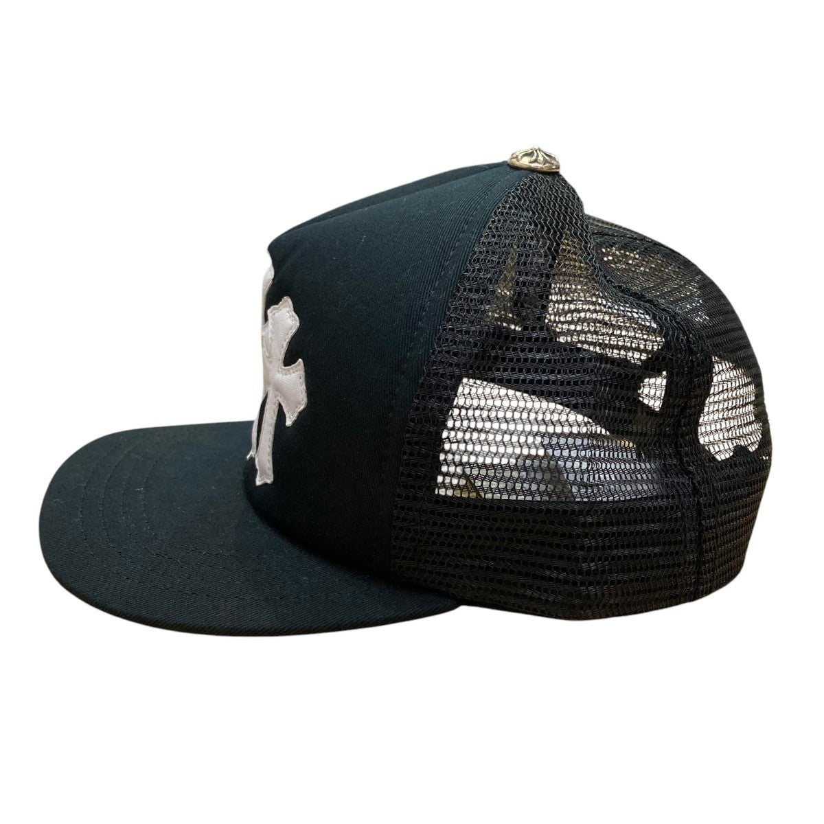 CHROME HEARTS レザーパッチセメタリークロスキャップ 古着・中古-3枚目のアイテム画像