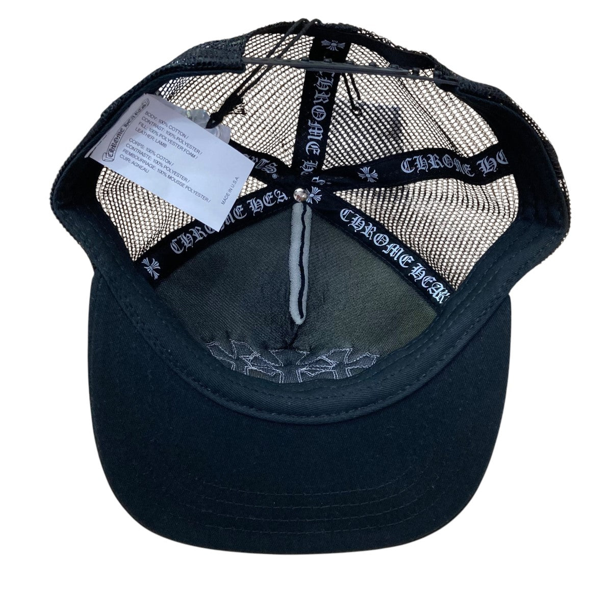 CHROME HEARTS レザーパッチセメタリークロスキャップ 古着・中古-6枚目のアイテム画像