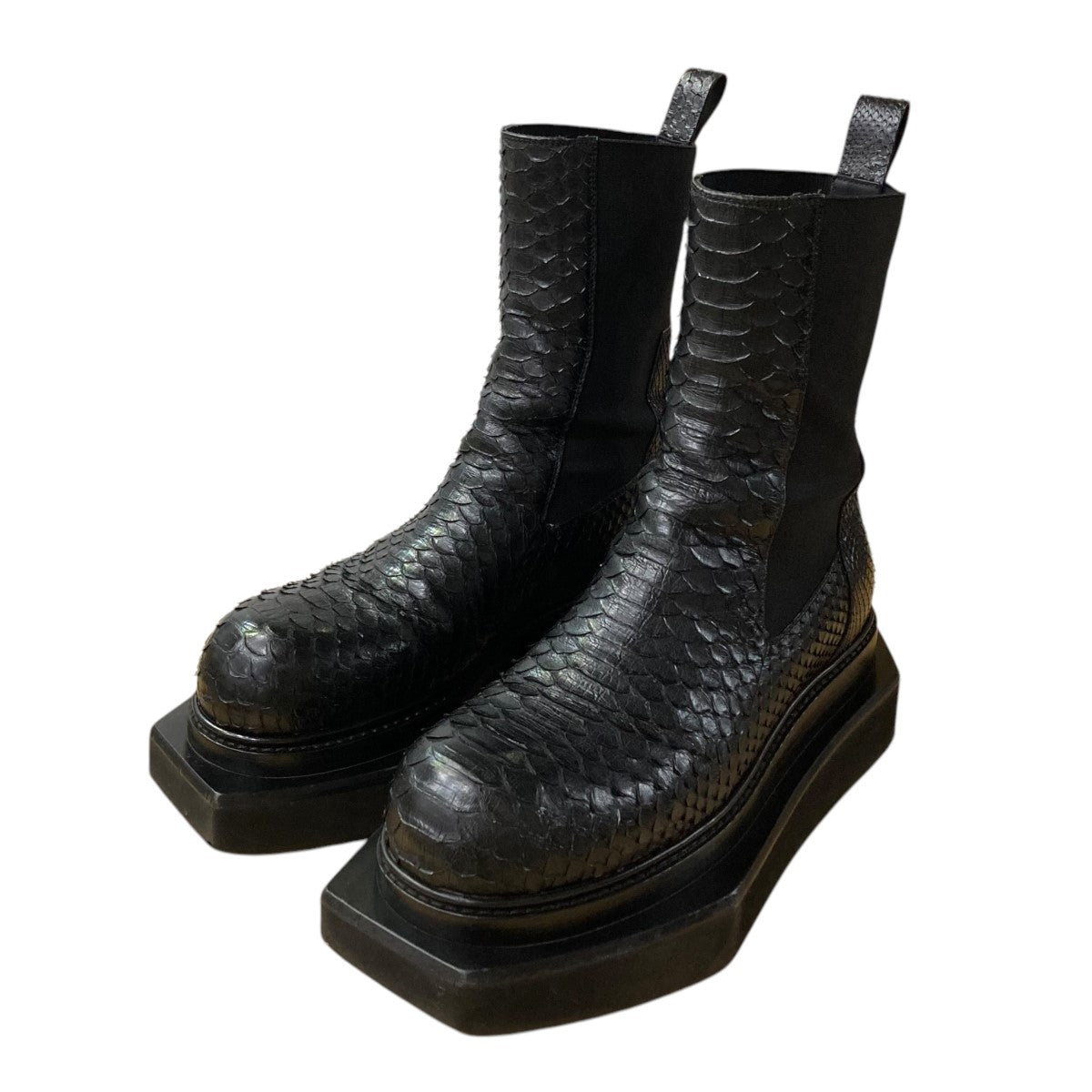 RICK OWENS(リックオウエンス) パイソンサイクロプスブーツ 01C4877 