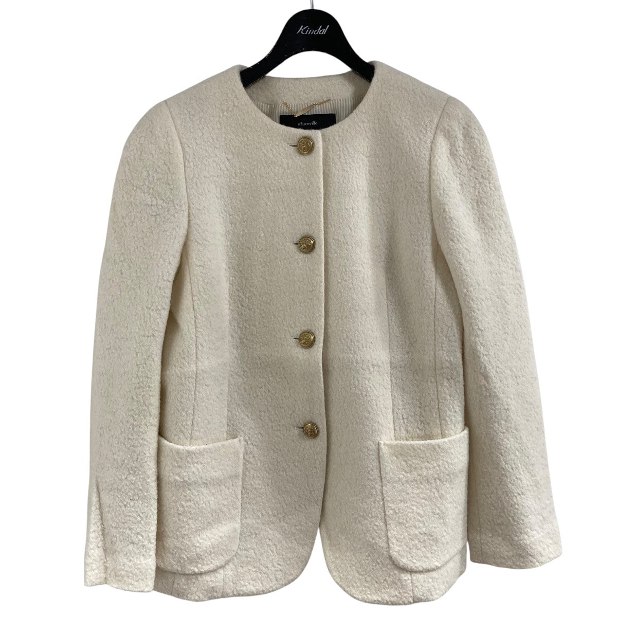 BLUE LABEL チェック柄ファー付きグローブ クレストブリッジチェックリボングローブ（ハット/キャップ